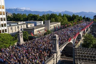 Une foule jeune et colorée a déferlé sur Lausanne.